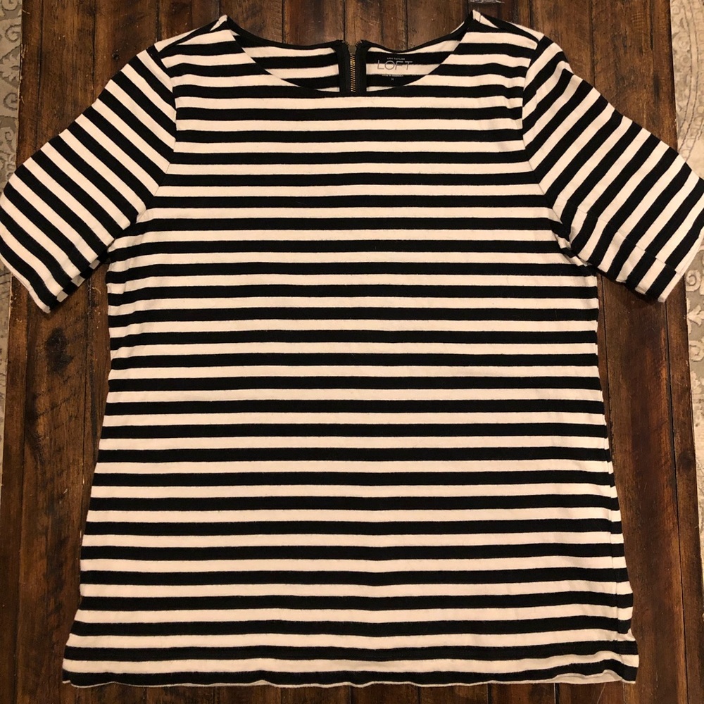 Loft short-sleeve stripe tee